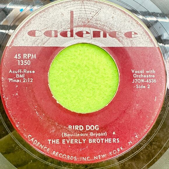 Everly‎ Brothers - Devoted To You / Bird Dog - Cadence 45rpm Vinyl Record - Picture 1 of 7